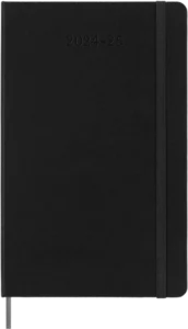 Black Moleskine hardcover notebook