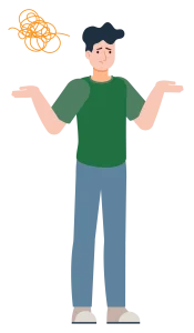 Man with ADHD