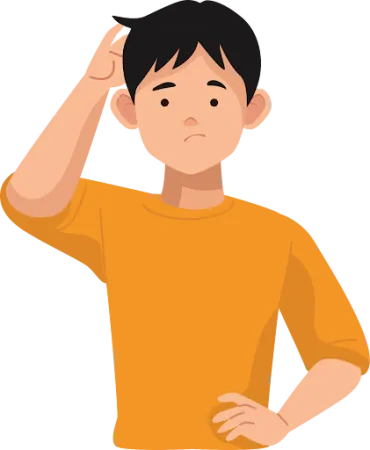 A confused boy struggling with focus representing ADHD symptoms